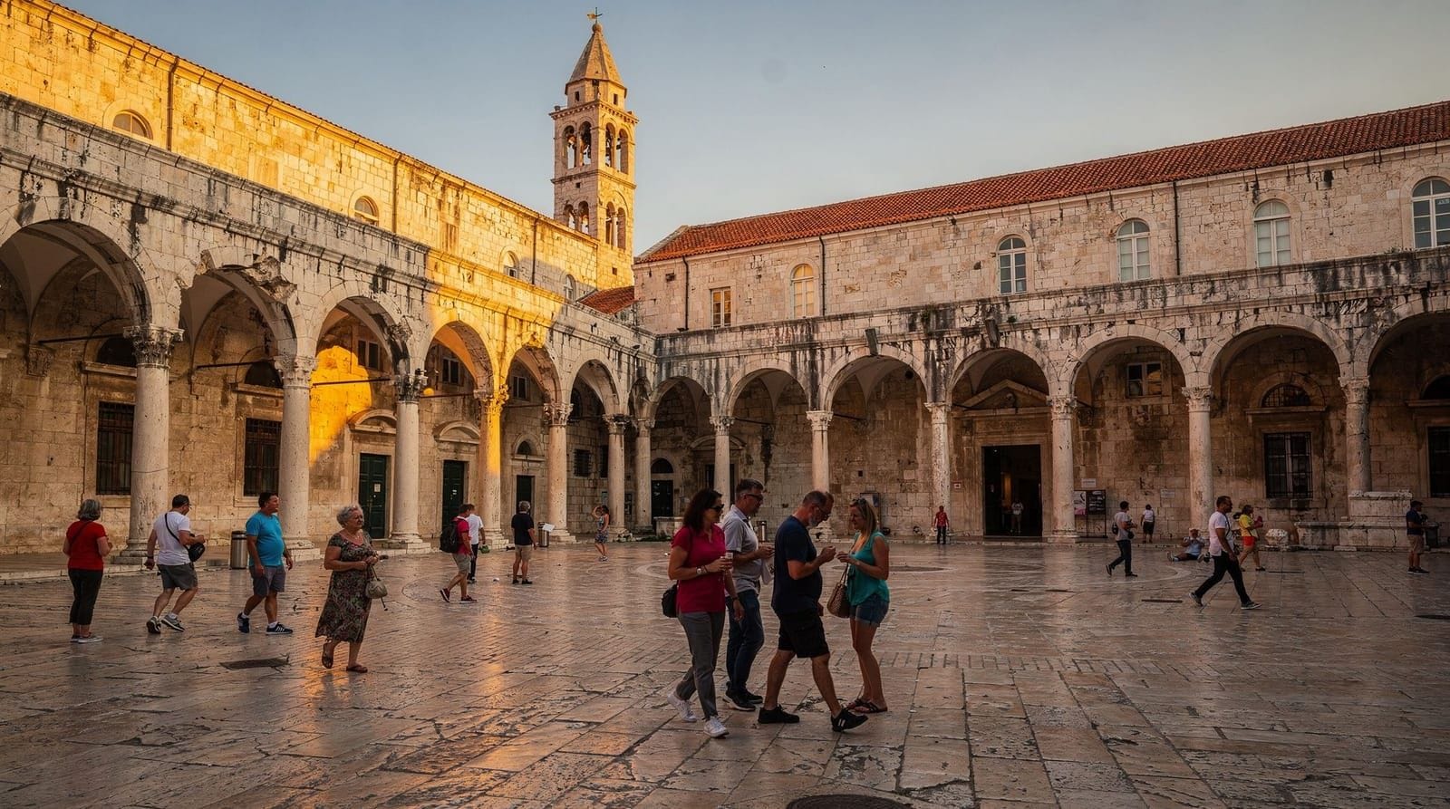 Split an einem Tag: Ein vollständiger Eintages-Reiseplan — Ein Tag in Split: Diokletianspalast, Peristyl, Fischmarkt, Marjan-Hügel, Sonnenu