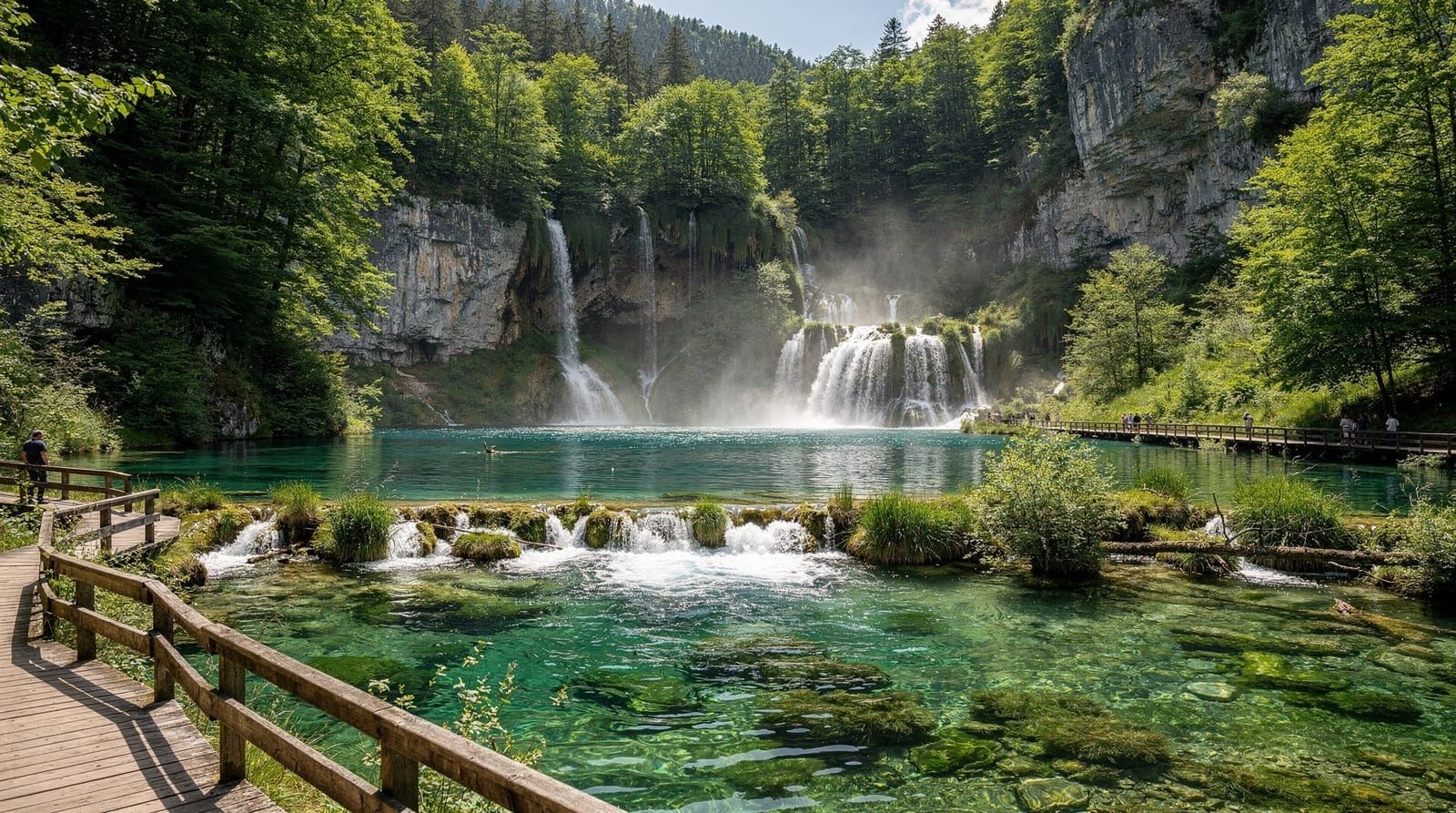 Nationalparks & Wasserfälle — Plitvicer Seen, Krka-Wasserfälle, Tageswanderungen und die schönsten Küstenpfade