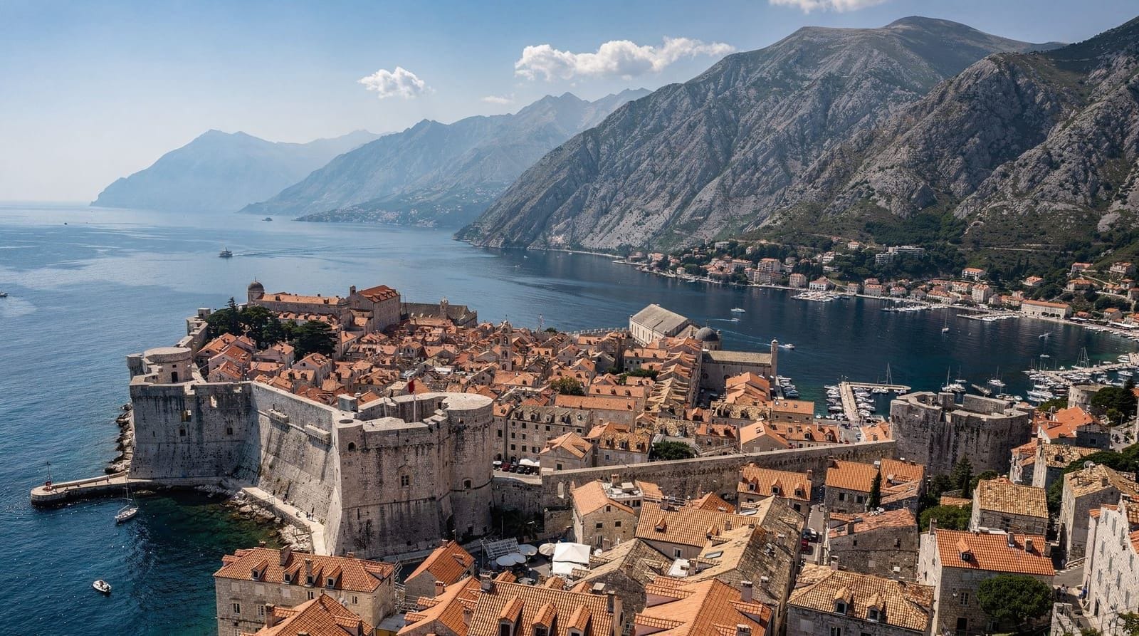 Dubrovnik vs. Kotor: zwei adriatische Altstädte im Vergleich — Dubrovnik vs. Kotor: ummauerte Städte an derselben Küste, sehr unterschiedlich. 