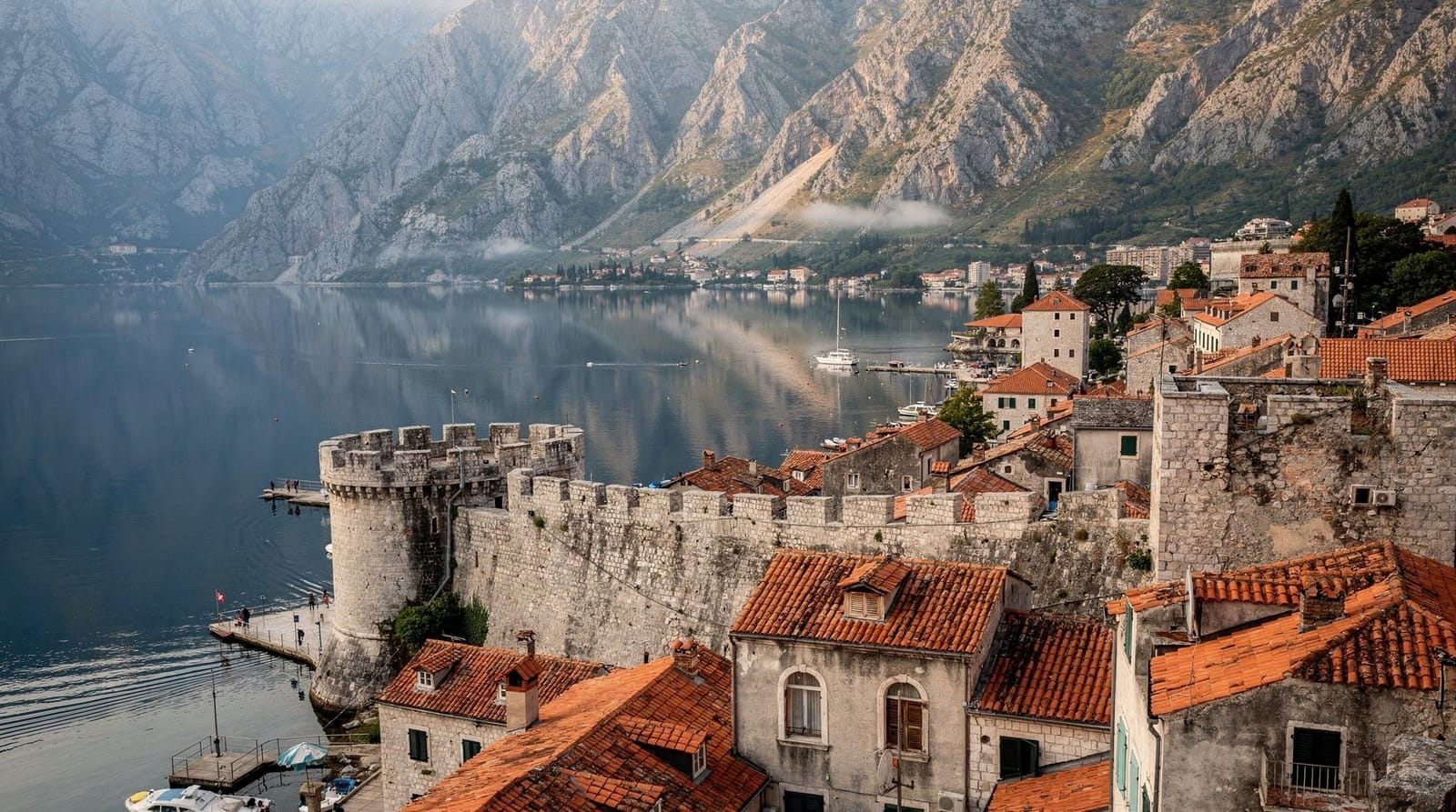Tagesausflug nach Kotor ab Dubrovnik — Bucht von Kotor, Perast und Festungswanderung — Tagesausflug Kotor ab Dubrovnik: Fahrt durch die Bucht, Altstadtspaziergang, Fes