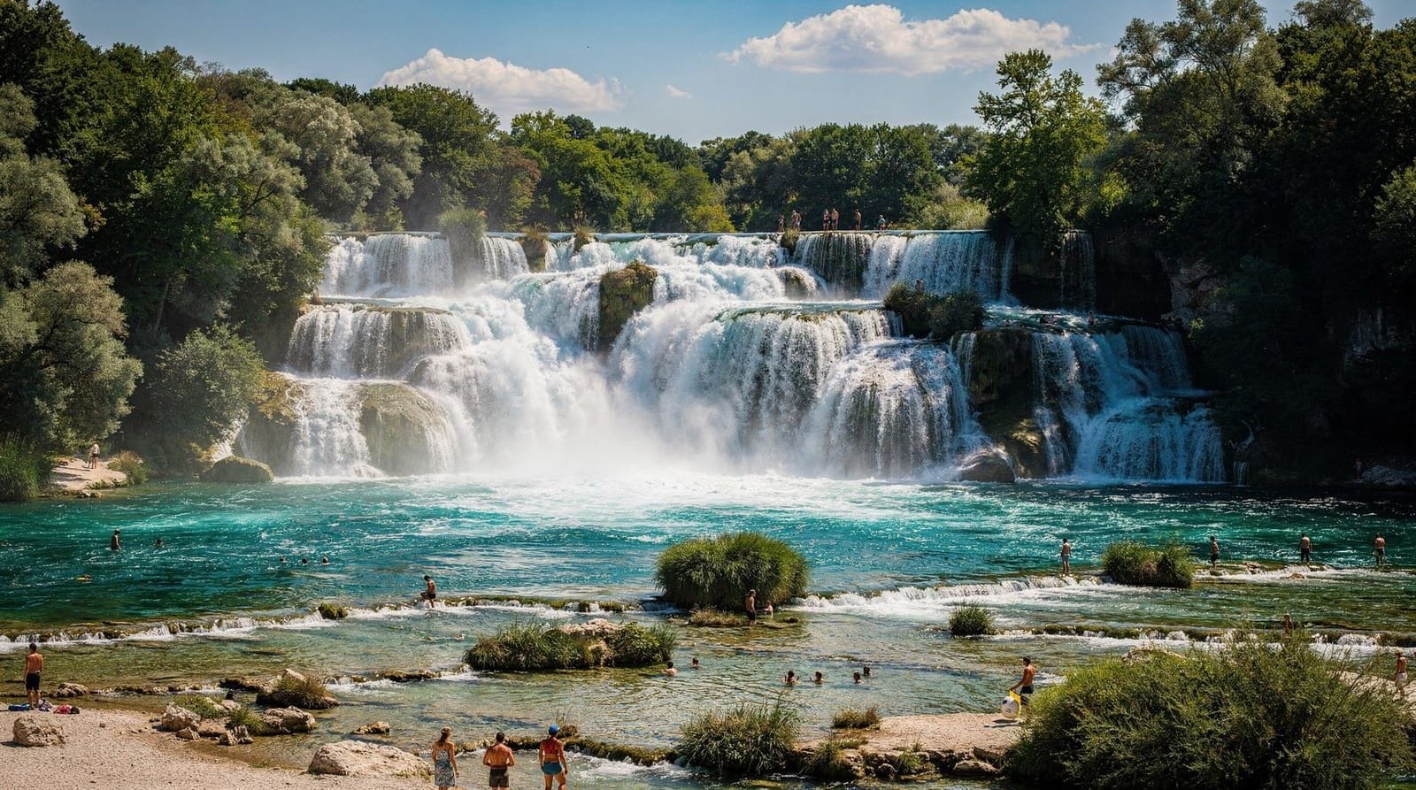 Tagesausflug Krka ab Split, Zadar oder Šibenik — Wasserfälle, Wege und ehrliche Tipps — Krka-Nationalpark-Tagesausflug ab Split (1–1,5 h), Zadar (1 h) oder Šibenik (30 
