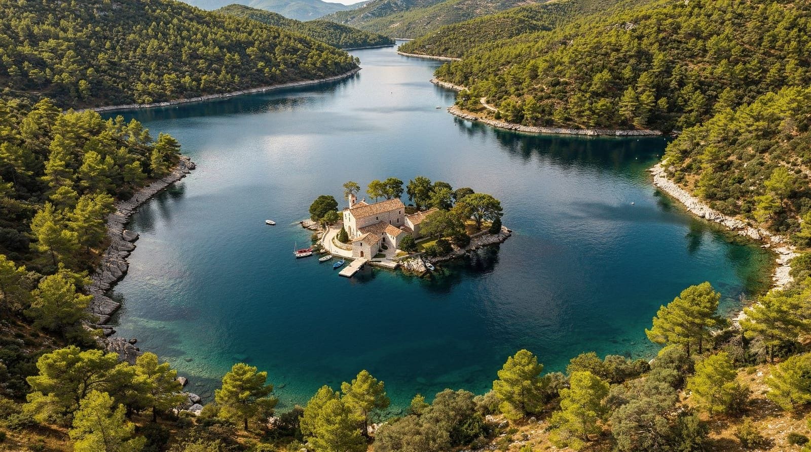 Mljet Reiseführer — Kroatiens grünste Insel und ihr Nationalpark — Vollständiger Führer zur Insel Mljet — Nationalpark, Salzwasserseen, Klosterinse