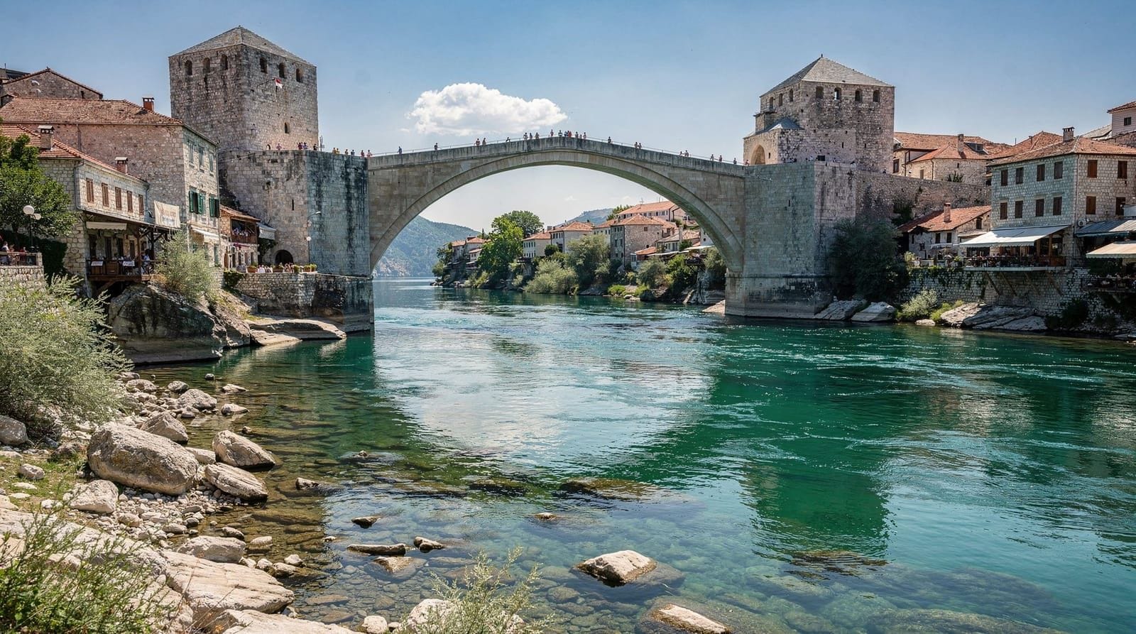 Tagesausflug nach Mostar ab Dubrovnik oder Split — Stari Most, die Altstadt und was Sie erwartet — Tagesausflug nach Mostar ab Dubrovnik oder Split: Stari-Most-Brücke, osmanischer