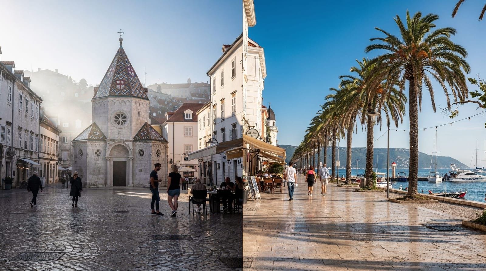 Zagreb vs. Split: Kroatiens Hauptstadt gegen die Küstenstadt — Ehrlicher Vergleich von Zagreb und Split – Kultur, Essen, Nachtleben, Wetter, Ko